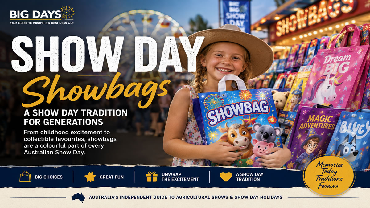 Show Bags a ahow day tradition for generations.