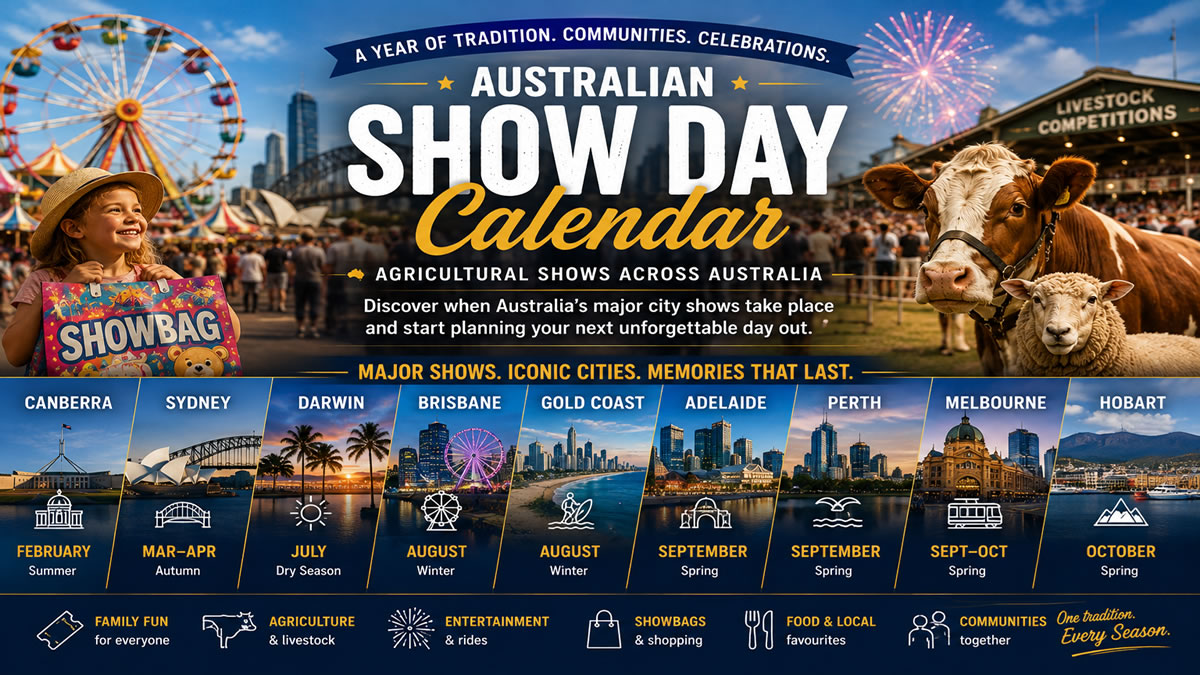 Discover Agricultural Shows Across Australia.